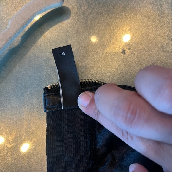 Y.A.S Black Faux Leather Skirt - Picture 9 of 15